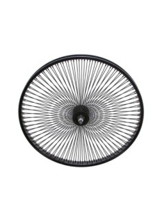 24 Steel Front Wheel 144 Spoke 14gBlack 3/8 Axle Single...